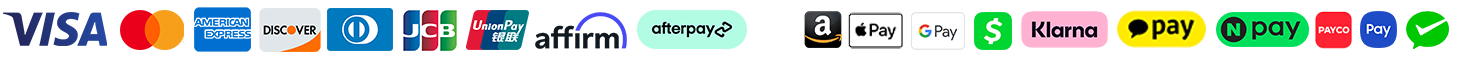 Payment Methods - Visa, MasterCard, PayPal, Stripe
